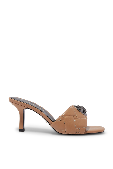 Kensington 75 Quilted Leather Mules